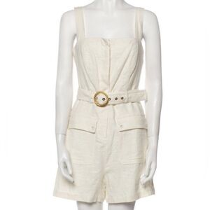 House of Harlow 1960 Cream Belted Romper
